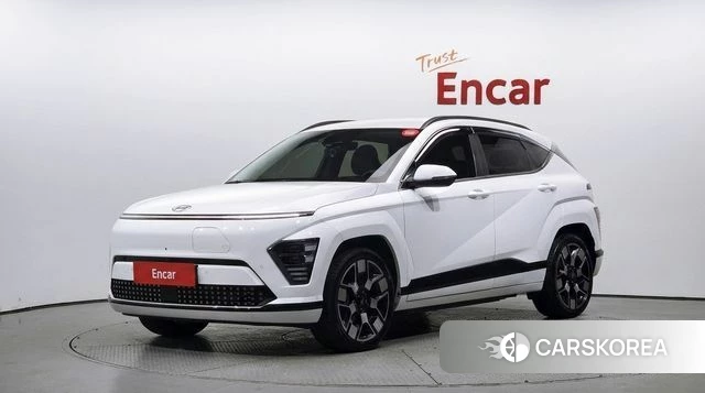 Hyundai Kona Electric (SX2) 2023 Белый из Кореи