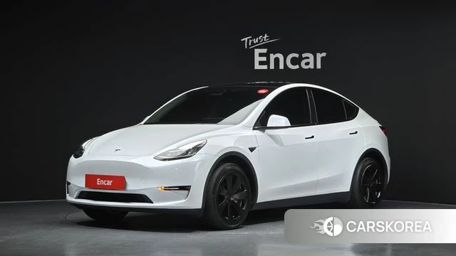 Tesla Model Y 2022 Белый из Кореи