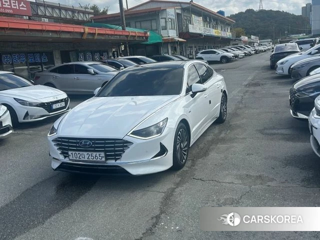 Hyundai Sonata Hybrid (DN8) 2019 Белый из Кореи