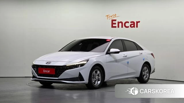 Hyundai Avante (CN7) 2020 Белый из Кореи