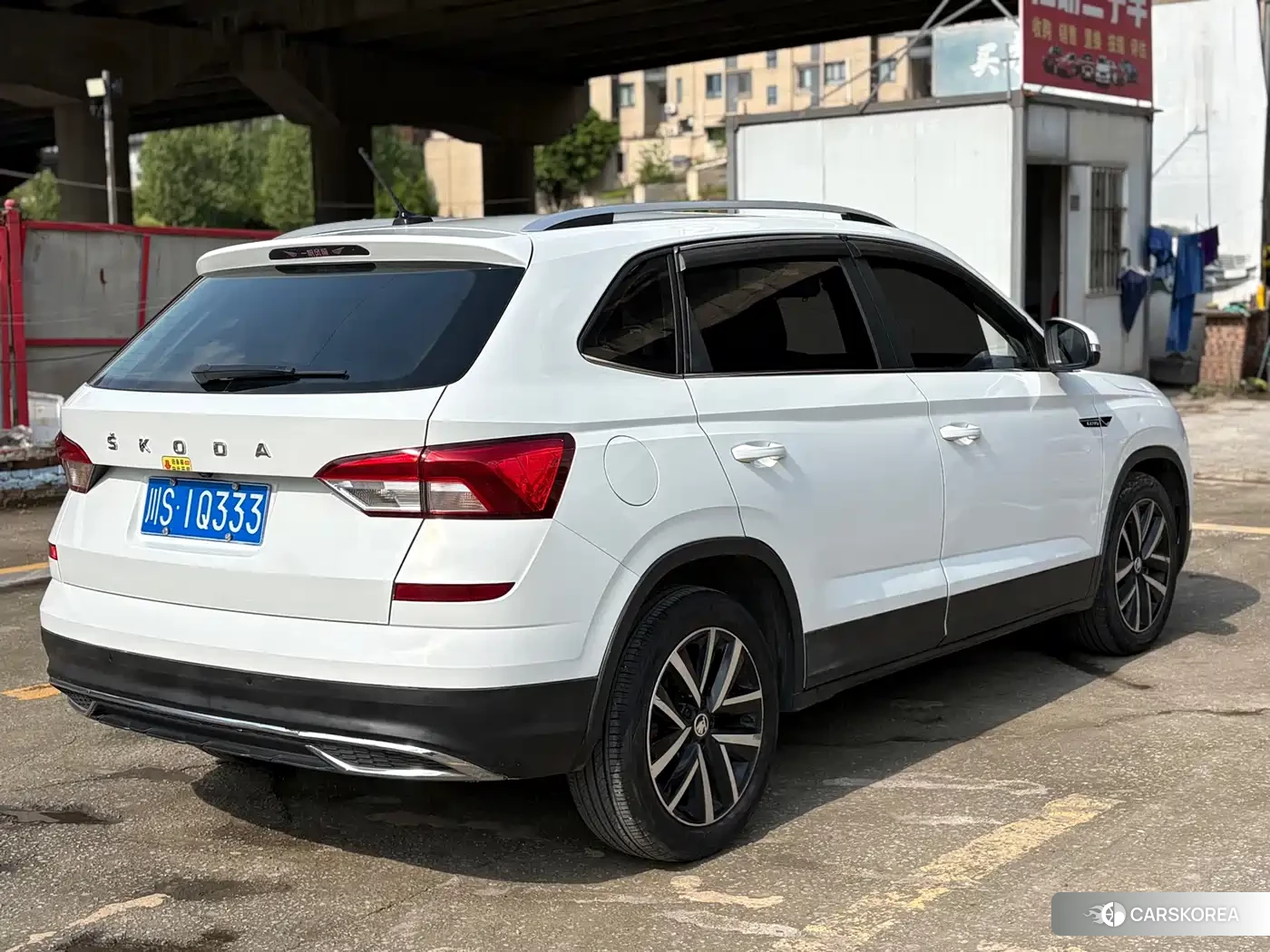 Skoda Kamiq 2023 Белый из Китая