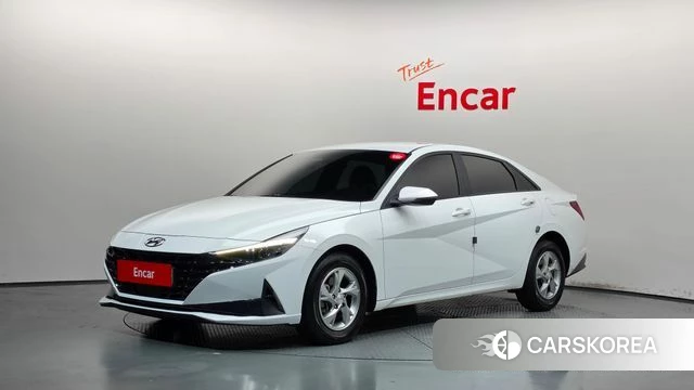 Hyundai Avante (CN7) 2020 Белый из Кореи