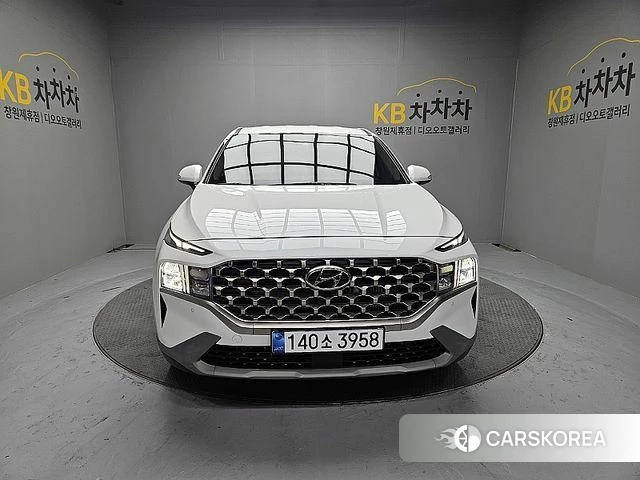 Hyundai The New Santa Fe 2023 Белый из Кореи, фото 2