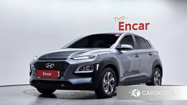 Hyundai Kona Hybrid 2020 Светло-серебряный цвет из Кореи