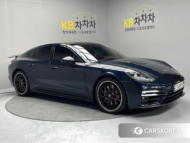 Porsche Panamera (971) 2021 Синий из Кореи