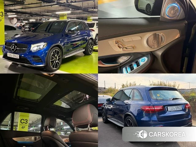 Mercedes-Benz GLC-Class X253 2019 Синий из Кореи