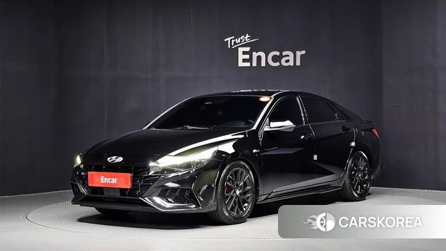 Hyundai Avante (CN7) 2020 Черный из Кореи