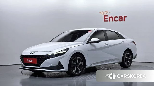 Hyundai Avante (CN7) 2020 Белый из Кореи