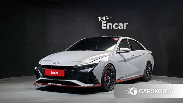 Hyundai Avante (CN7) 2023 Серебристо-серый из Кореи