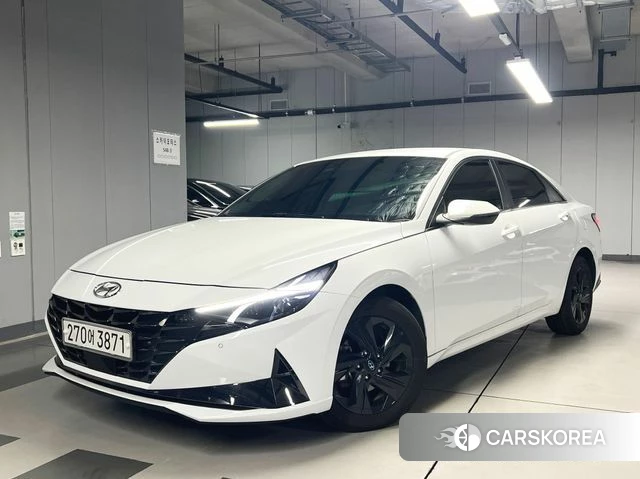 Hyundai Avante (CN7) 2020 Белый из Кореи
