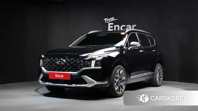Hyundai The New Santa Fe 2021 Черный из Кореи