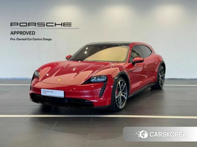 Porsche Taycan 2023 Красный из Кореи