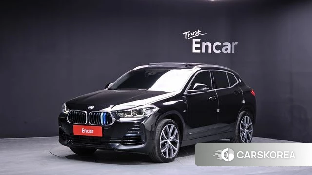 BMW X2 (F39) 2021 Черный из Кореи