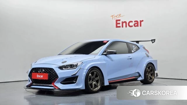Hyundai Veloster (JS) 2018 Небесно-голубой из Кореи