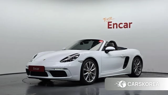 Porsche 718 Boxster 2019 Белый из Кореи