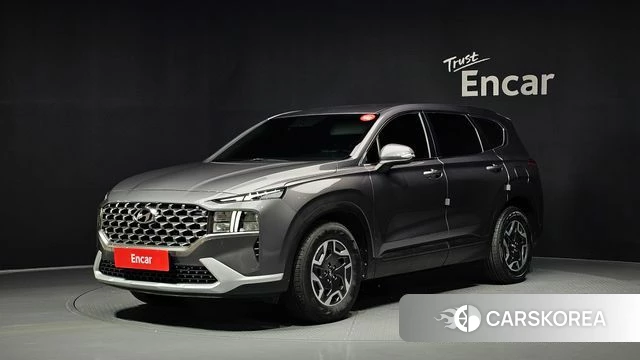 Hyundai The New Santa Fe 2022 Серый из Кореи