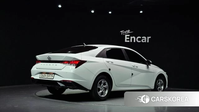 Hyundai Avante (CN7) 2021 Белый из Кореи