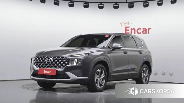 Hyundai The New Santa Fe 2021 Серый из Кореи