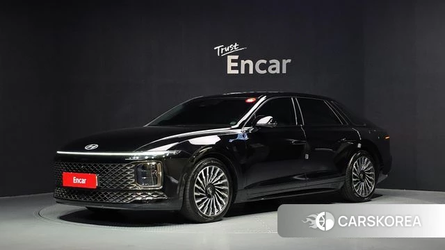Hyundai Grandeur Hybrid (GN7) 2024 Черный из Кореи