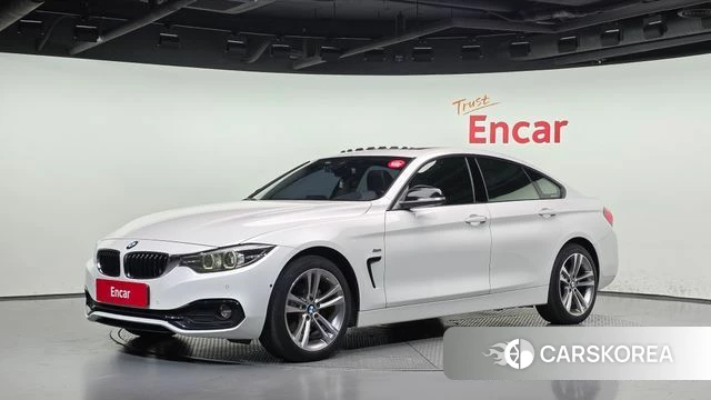 BMW 4 Series (F32) 2018 Белый из Кореи
