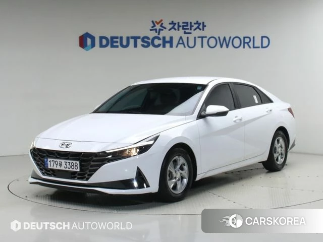 Hyundai Avante (CN7) 2022 Белый из Кореи