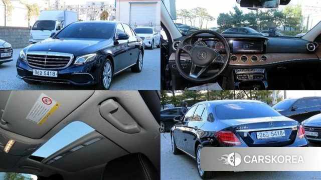 Mercedes-Benz E-Class W213 2018 Синий из Кореи