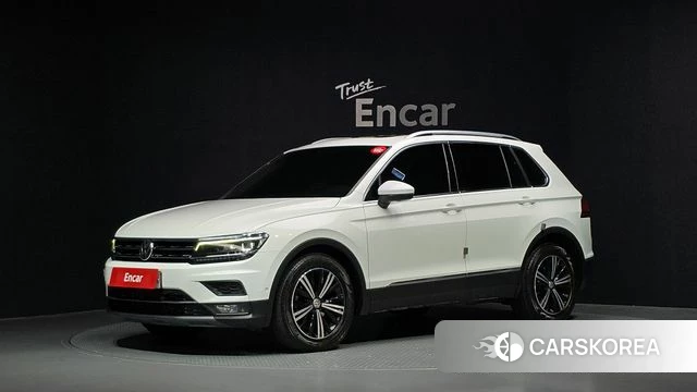 Volkswagen Tiguan second Generation 2018 Белый из Кореи