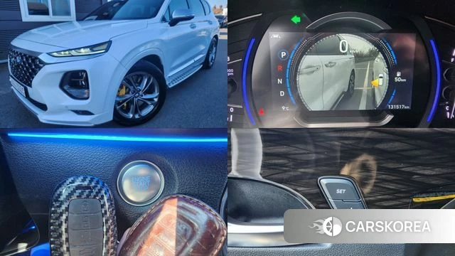 Hyundai Santa Fe TM 2020 Белый из Кореи