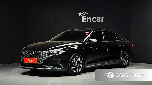 Hyundai The New Grandeur IG Hybrid 2020 Черный из Кореи