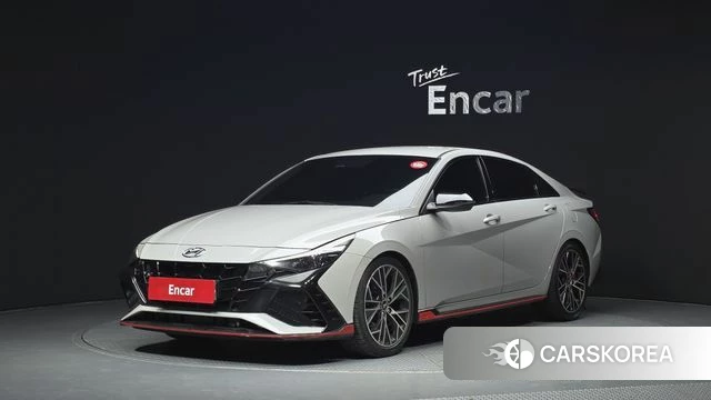 Hyundai Avante (CN7) 2022 Серебристо-серый из Кореи