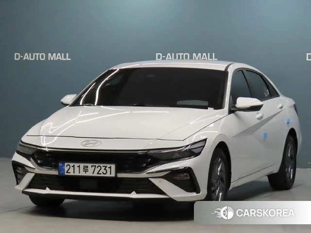 Hyundai The New Avante (CN7) 2024 Белый из Кореи