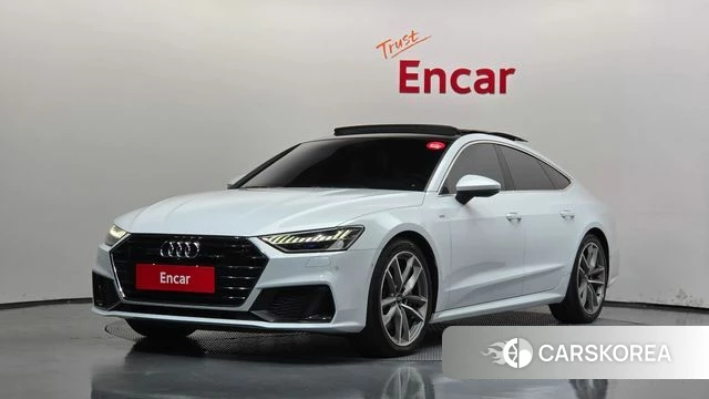 Audi A7 (4K) 2020 Белый из Кореи