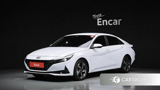 Hyundai Avante (CN7) 2022 Белый из Кореи