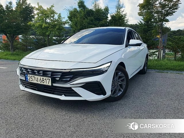 Hyundai The New Avante (CN7) 2024 Белый из Кореи