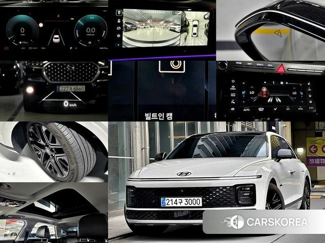 Hyundai Grandeur Hybrid (GN7) 2023 Белый из Кореи