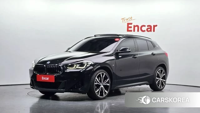 BMW X2 (F39) 2022 Черный из Кореи