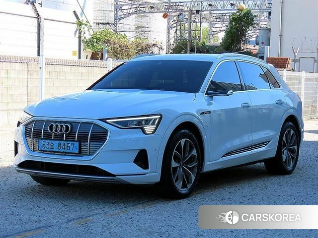 Audi e-Tron 2021 Белый из Кореи