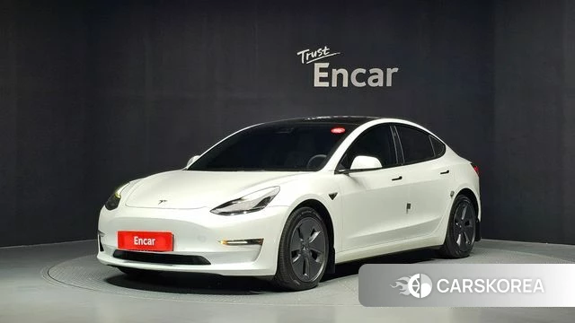 Tesla Model 3 2022 Белый из Кореи