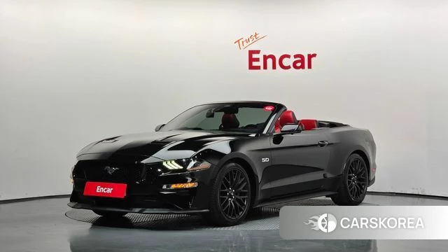 Ford Mustang 2022 Черный из Кореи