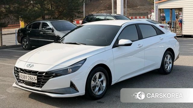 Hyundai Avante (CN7) 2020 Белый из Кореи