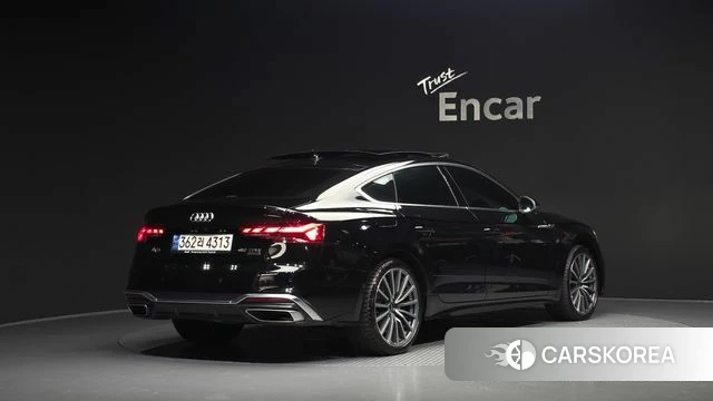 Audi A5 (F5) 2023 Черный из Кореи