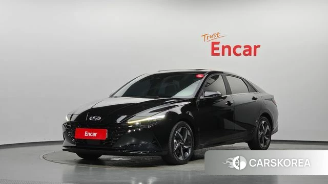 Hyundai Avante (CN7) 2020 Черный из Кореи