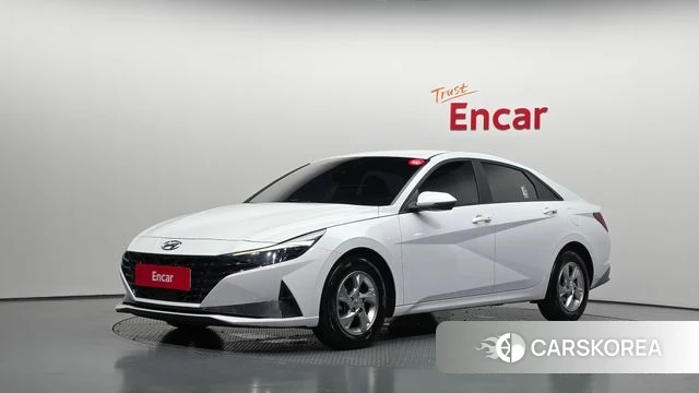 Hyundai Avante (CN7) 2022 Белый из Кореи