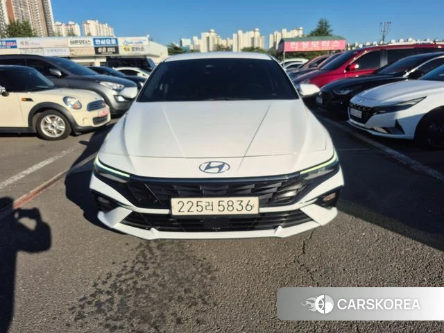 Hyundai The New Avante (CN7) 2023 Белый из Кореи