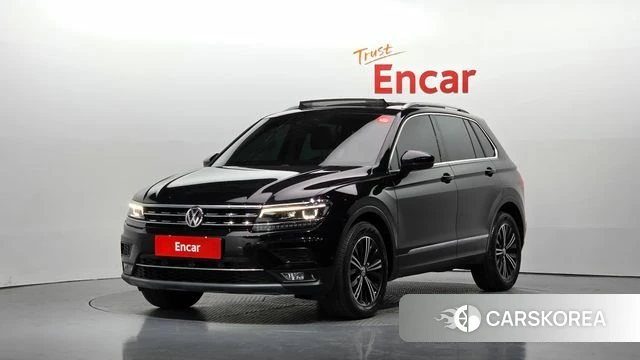 Volkswagen Tiguan second Generation 2020 Черный из Кореи