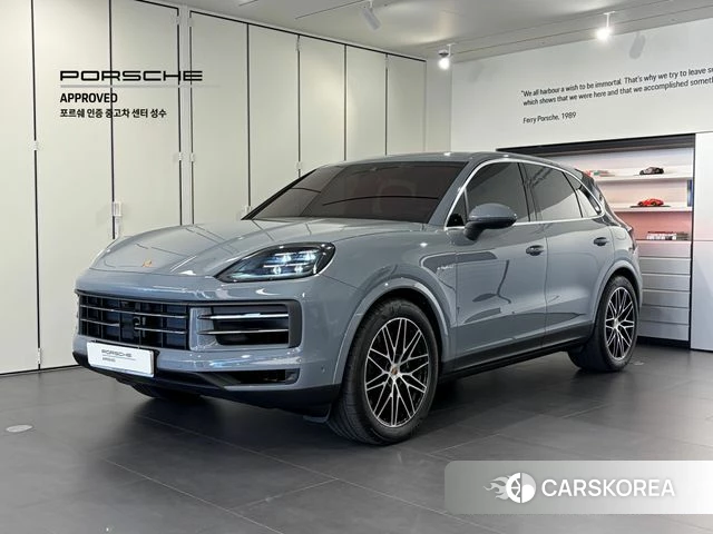 Porsche Cayenne (PO536) 2025 Небесно-голубой из Кореи