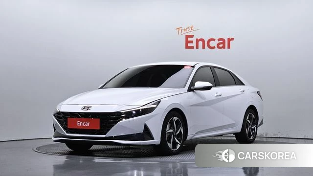 Hyundai Avante (CN7) 2020 Белый из Кореи