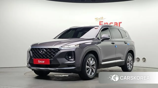 Hyundai Santa Fe TM 2019 Серебристо-серый из Кореи