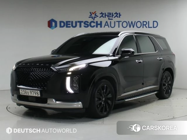 Hyundai Palisade 2022 Черный из Кореи