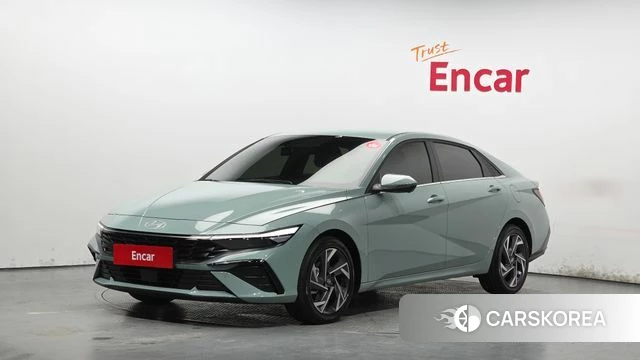 Hyundai The New Avante (CN7) 2025 Зеленый из Кореи